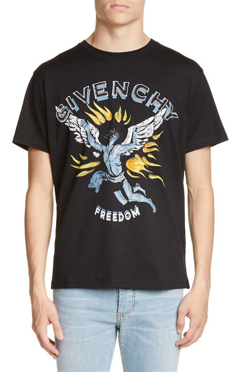 givenchy men's shirts|givenchy graphic t shirt.